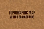 Topographic Map Vector Backgrounds, a Background Graphic by alexdndz (Thumbnail 1 of 5)