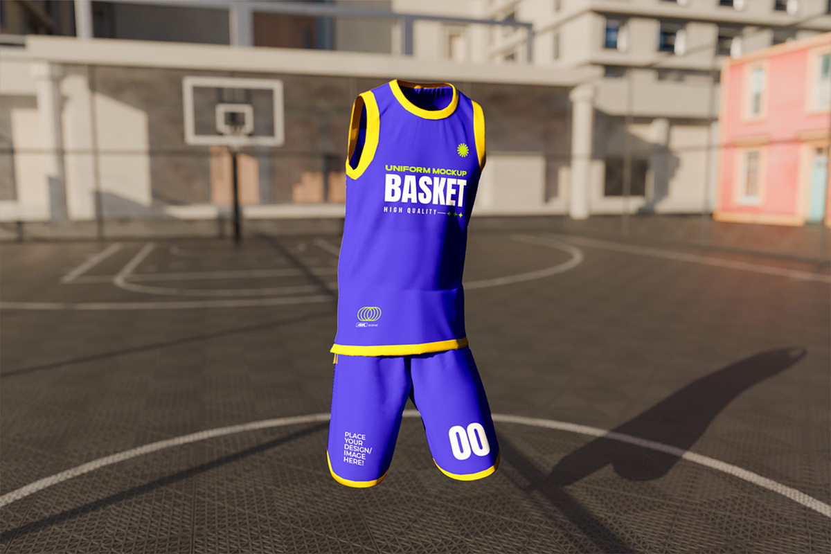 Jersey Basket Mockup, an Apparel Mockup by Mockupnine (Photo 3 of 10)
