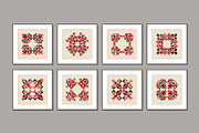 Folk Embroidery Printable Wall Art, a Background Graphic by C Design Studio (Thumbnail 8 of 13)