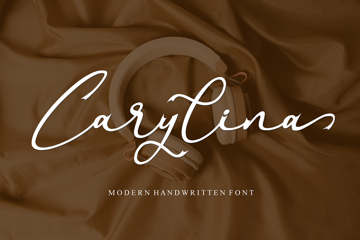 Carylina, a Handwritten Font by Letterafa Studio (Photo 1 of 9)