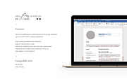 Modern Resume Template with Photo, a Resume Template by GraphicFlava (Thumbnail 5 of 7)