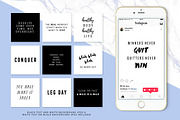 Fitness Social Media Quotes Pack, a Social Media Template by Bold Leap Creative (Thumbnail 2 of 3)