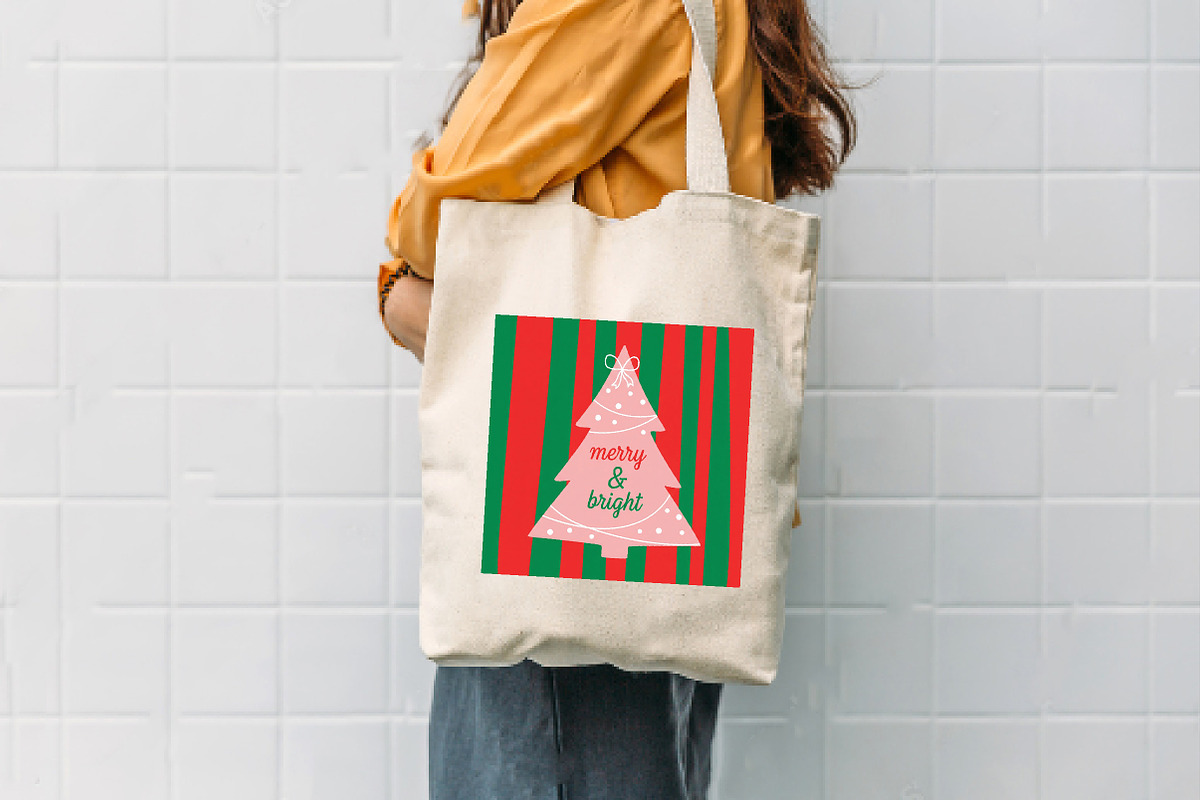 Christmas Wall Art Merry & Bright, an Illustration by Dream Creation (Photo 5 of 5)