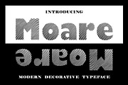 Moare Font, a Font by Digital Typeface Studio (Thumbnail 1 of 6)