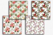 Christmas seamless digital papers, a Pattern Graphic by Vasmila (Thumbnail 3 of 8)