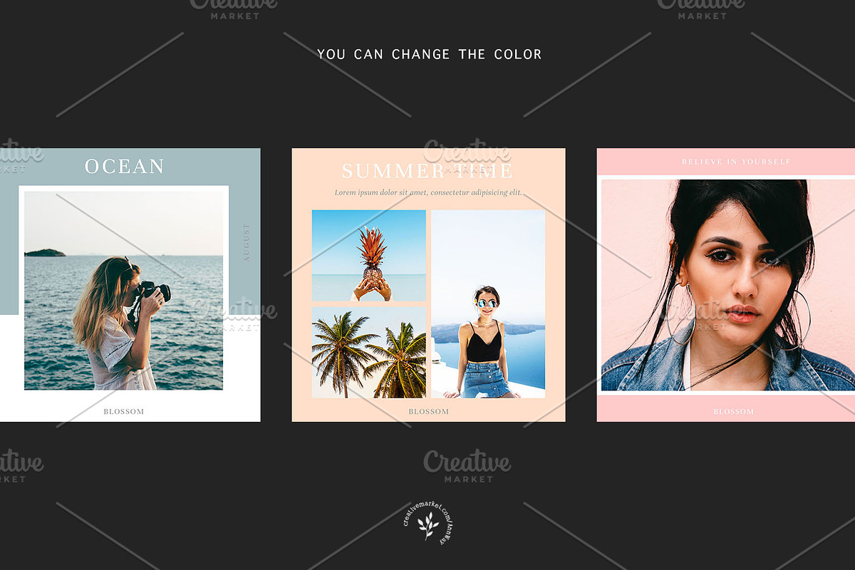 Social Media | Pack 1, a Social Media Template by Blossom (Photo 5 of 5)