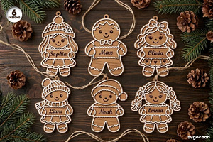 Personalized Gingerbread Ornaments