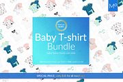 Baby T-shirt Bundle 21x Mock-ups, a Books & Magazine Mockup by Mocca Mockups Store (Thumbnail 1 of 3)