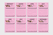 Wall Calendar 2025 Design V4, a Stationery Template by trabaskriya (Thumbnail 2 of 3)
