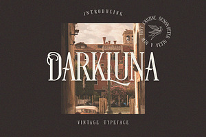 Dark Luna Vintage Condensed Serif