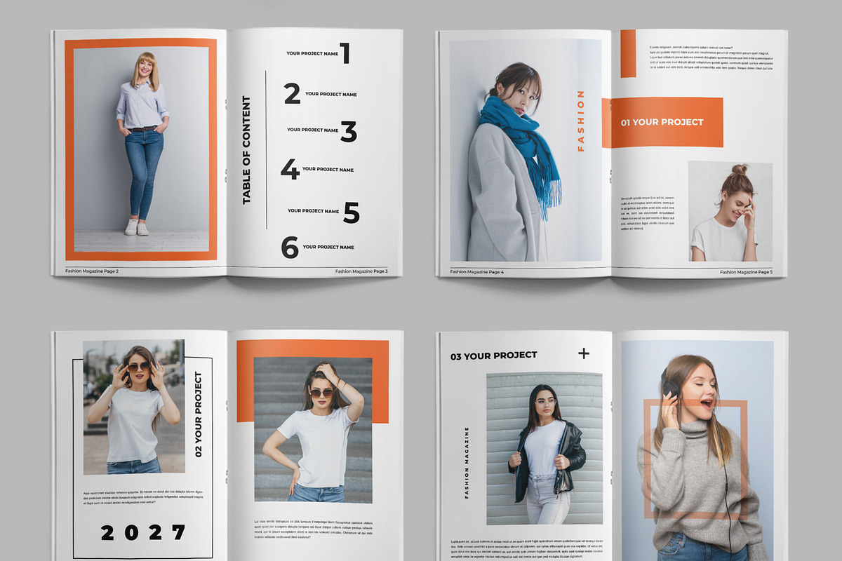 Fashion Magazine Layout, a Magazine Template by ContestDesign (Photo 3 of 4)