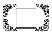Floral Decorative Frame Vector Bundl, an Illustration by musafir_fashion (Thumbnail 33 of 51)