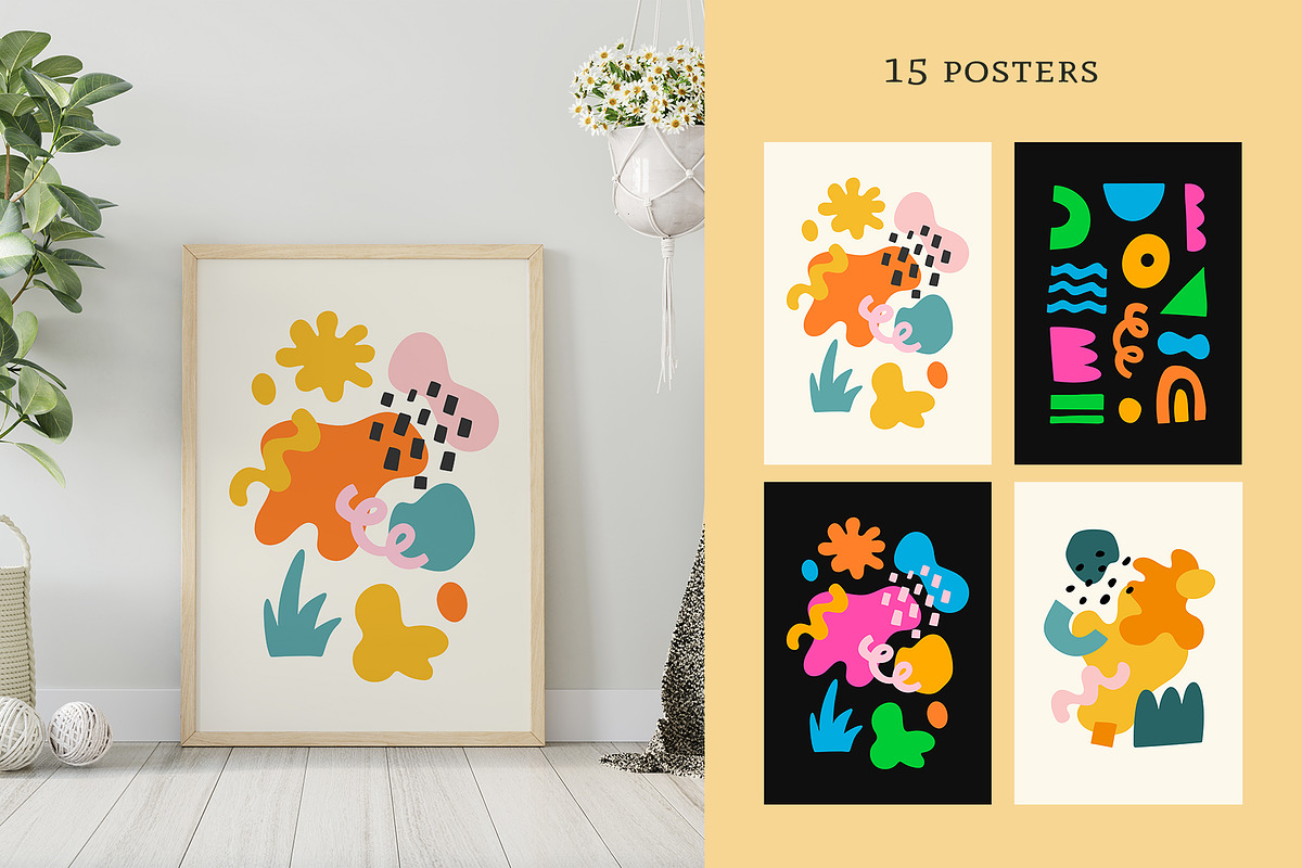 Abstract shapes vector collection, a Decorative Illustration by Nadezhda Mikhailova (Photo 12 of 18)
