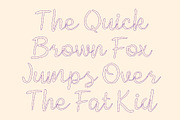 CS Mercy Dashed, a Script Font by Craft Supply Co. (Thumbnail 5 of 8)