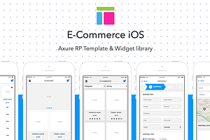 Axure Template / E-Commerce IOS