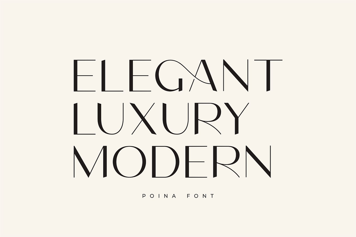 Poina - Beauty Ligature Font, a Sans Serif Font by suhadidesign (Photo 3 of 12)