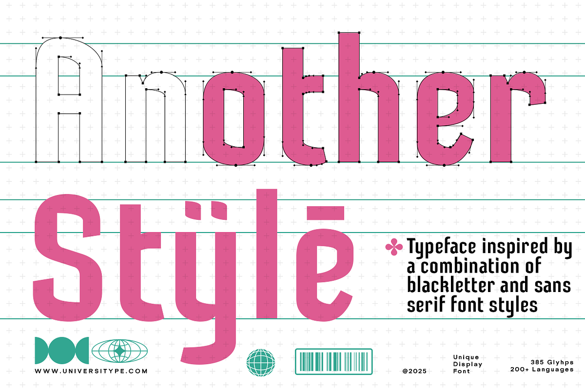 UT Rosantura : A Unique Display Font, a Sans Serif Font by Universitype (Photo 2 of 10)