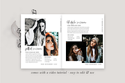 8-Page Photography Magazine Template, a Magazine Template by molly ho studio (Thumbnail 3 of 6)