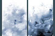 Navy Ombre Watercolor Backgrounds, a Texture Graphic by M. by mprintly (Thumbnail 3 of 6)