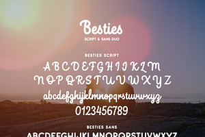 Besties - Font Duo