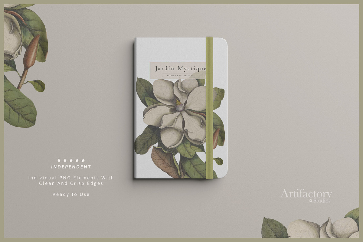 Jardin Mystique PNG Bundle, a Pattern Graphic by Artifactory Studios (Photo 3 of 5)