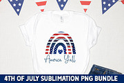 4th of July Sublimation PNG Bundle, an Illustration by Fokira (Thumbnail 7 of 16)