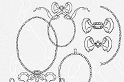 Victorian invitation frames, a Decorative Illustration by GrafikBoutique (Thumbnail 5 of 11)