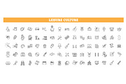 Art and Сulture line icons, an Outline Icon by Tettygreen (Thumbnail 1 of 3)