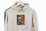 Retro Halloween Skulls, a Decorative Illustration by rileyBgraphics (Thumbnail 4 of 7)