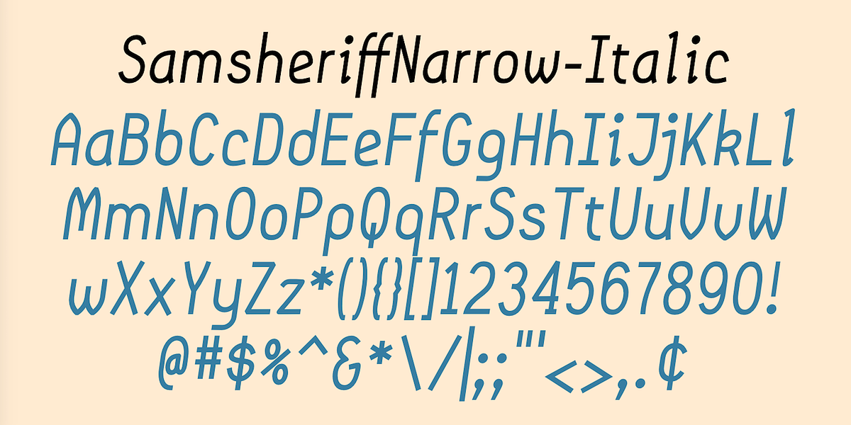 Samsheriff, a Sans Serif Font by Ingrimayne Type (Photo 5 of 7)