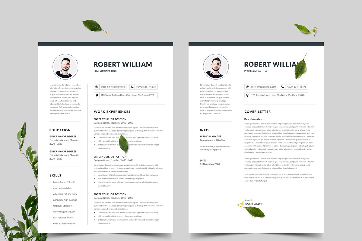 Resume/CV, a Resume Template by Aspect_Studio (Photo 2 of 4)