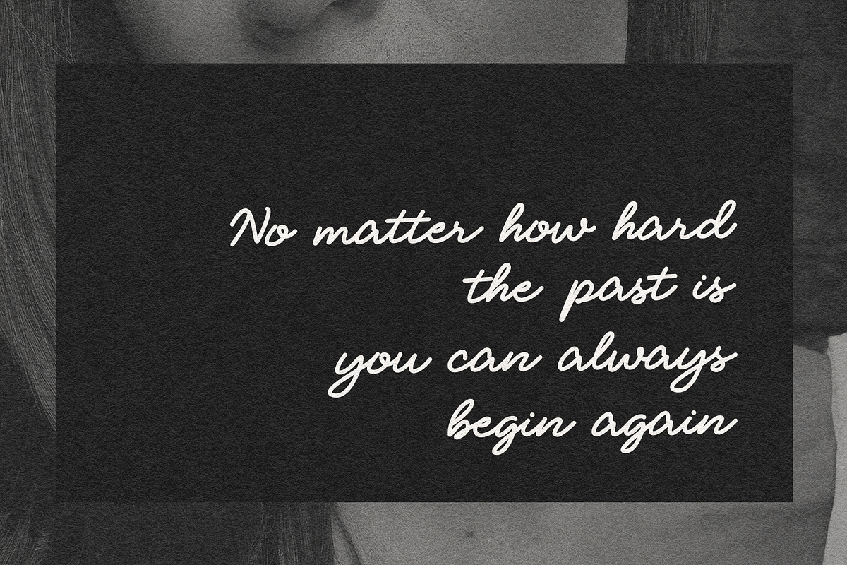 Mudelhos Calligraphy Script Font, a Script Font by Maulana Creative (Photo 4 of 7)