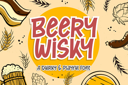 Beery Wisky a Quirky & Playful Font, a Handwritten Font by Bayuktx