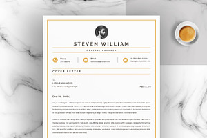 Clean Resume / CV With Cover Letter