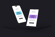 iPhone 14 Pro Max & S22 Ultra Mockup, an iPhone Mockup by Modern Studio (Thumbnail 7 of 20)