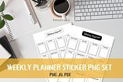 Weekly Planner Sticker Vector, a Templates & Theme by RimzStudio (Thumbnail 1 of 3)