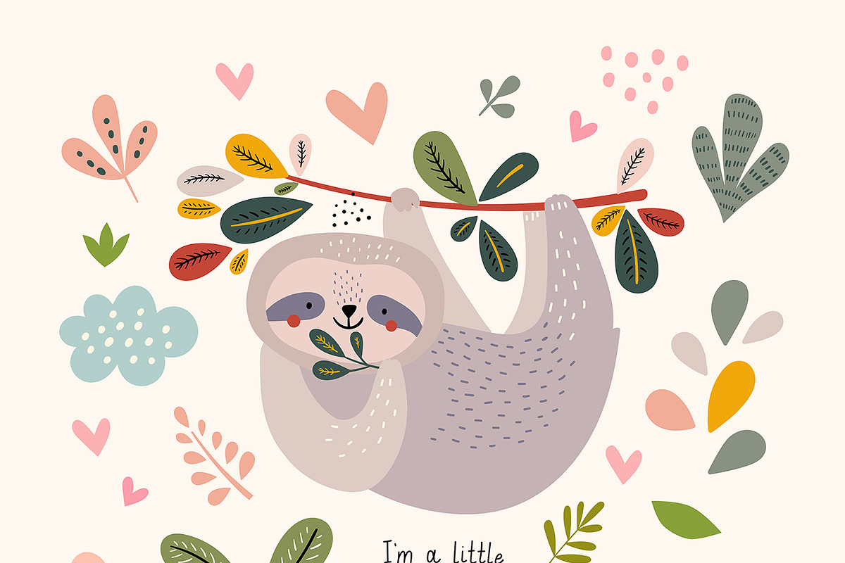 Cute baby animals collection, an Animal Illustration by MoleskoStudio (Photo 12 of 33)