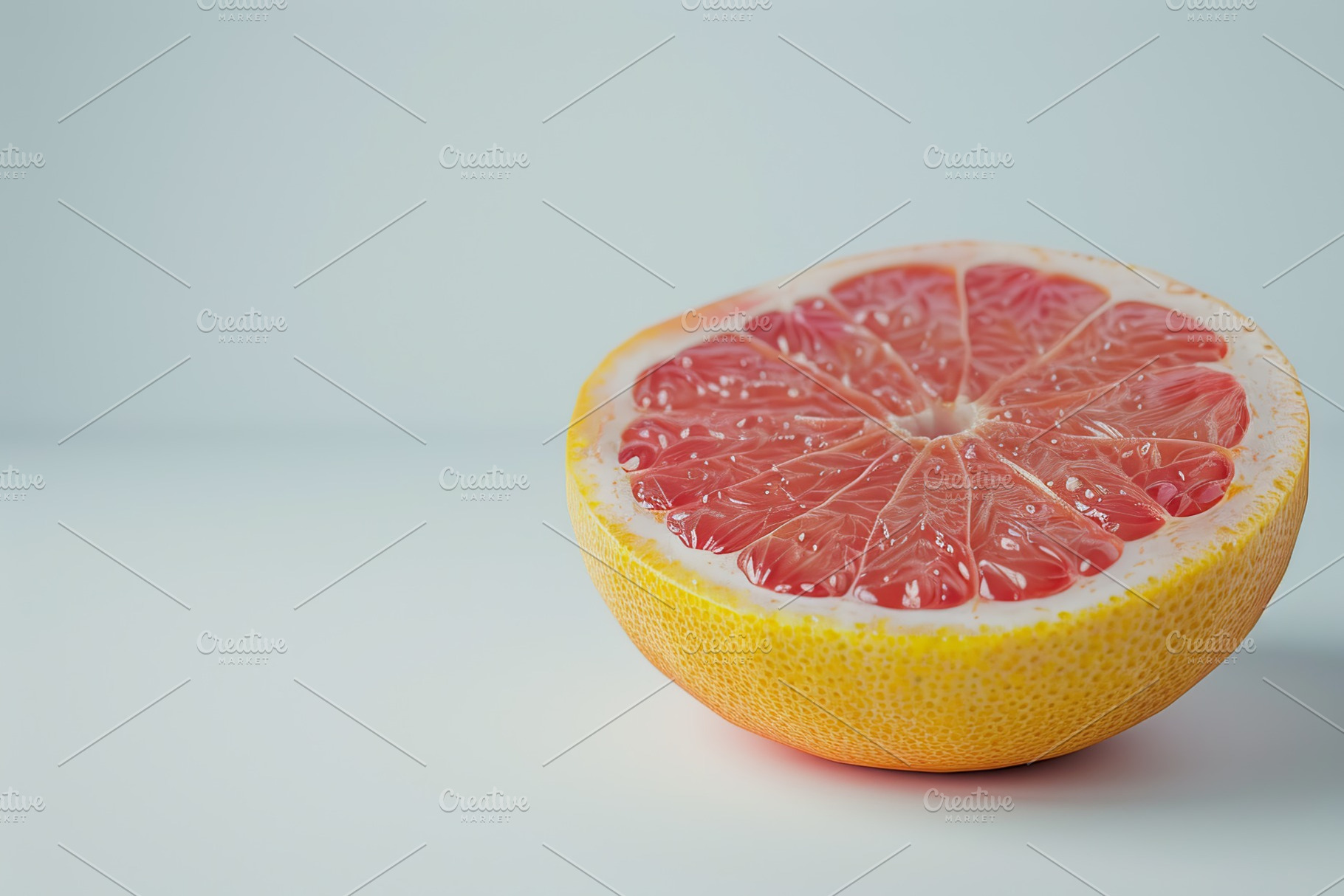 Fresh and tasty grapefruit isolated on white background, a Food & Drink Photo by AlyaAnd