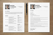 Premium Resume CV Template Set, a Resume Template by SNIPESCIENTIST (Thumbnail 2 of 5)