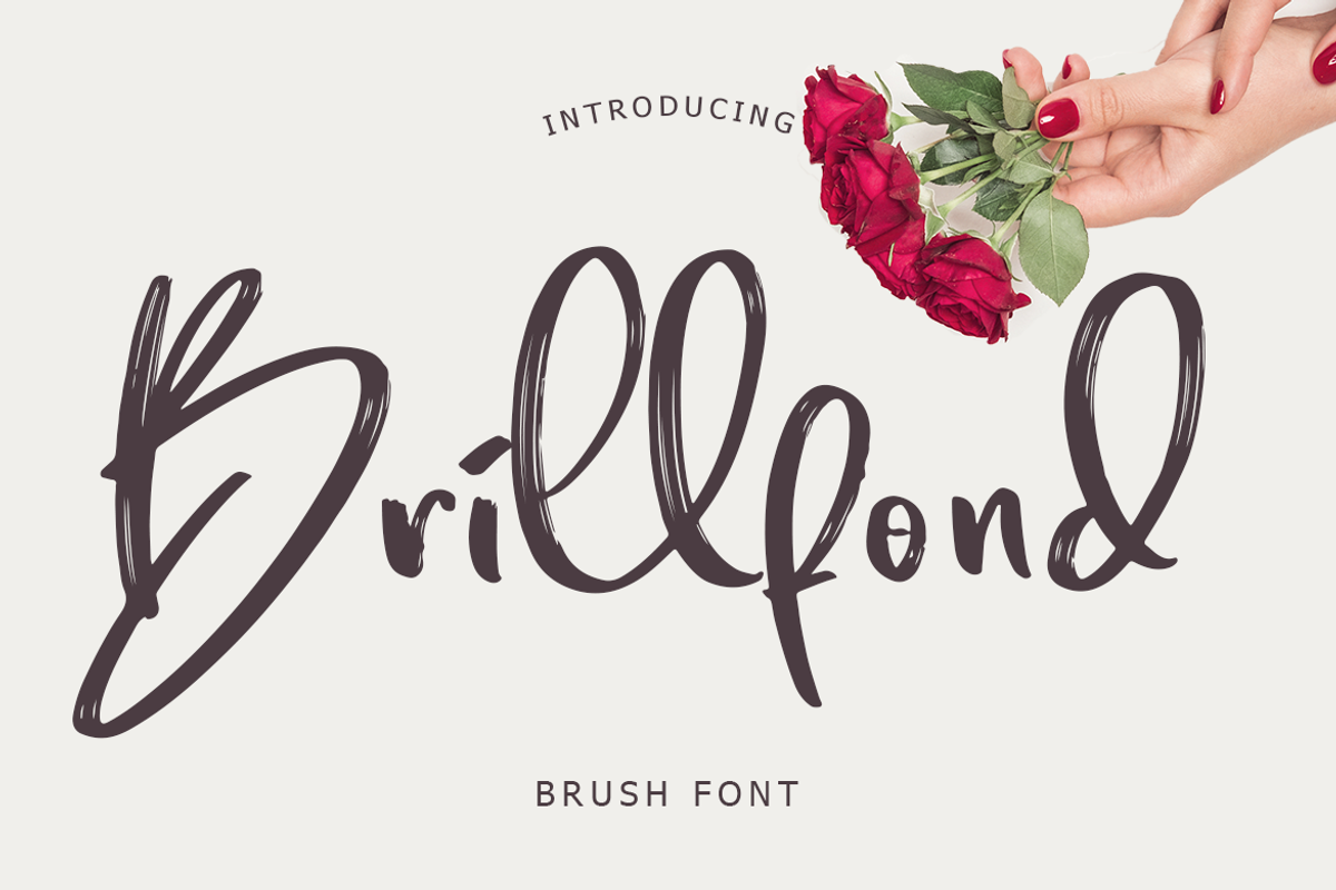 Brillfond Brush Typeface