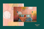 King Size Bed With Wallpaper Mockup, a Household Mockup by Designertale (Thumbnail 5 of 6)