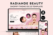 Radiance Beauty Shopify Theme, a Templates & Theme by Elite Luster (Thumbnail 1 of 3)