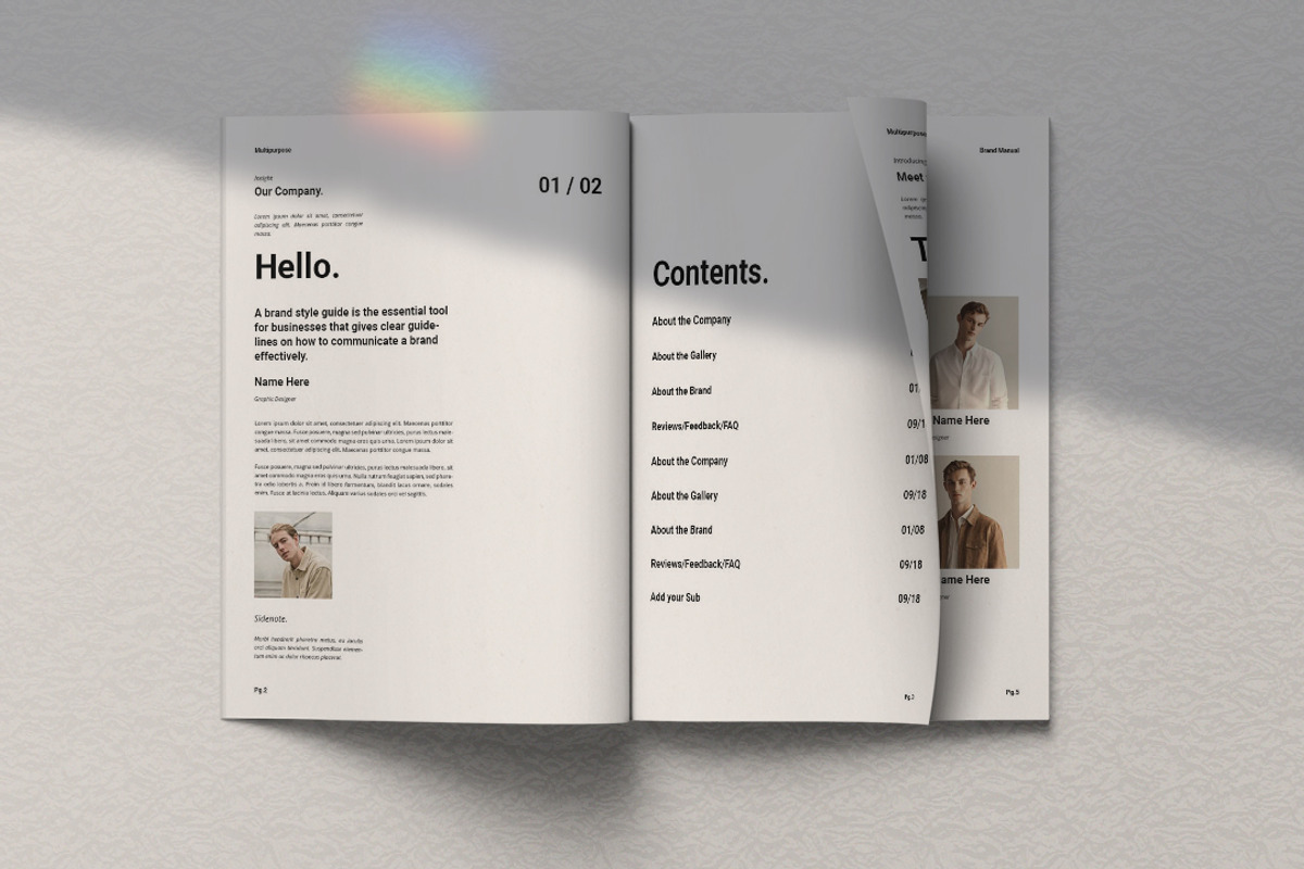 Onyx Brand Manual, a Presentation Template by Analogi Studio (Photo 3 of 9)