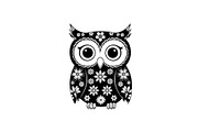 Cute Owl Silhouette Bundle, an Illustration by yasushie (Thumbnail 27 of 31)