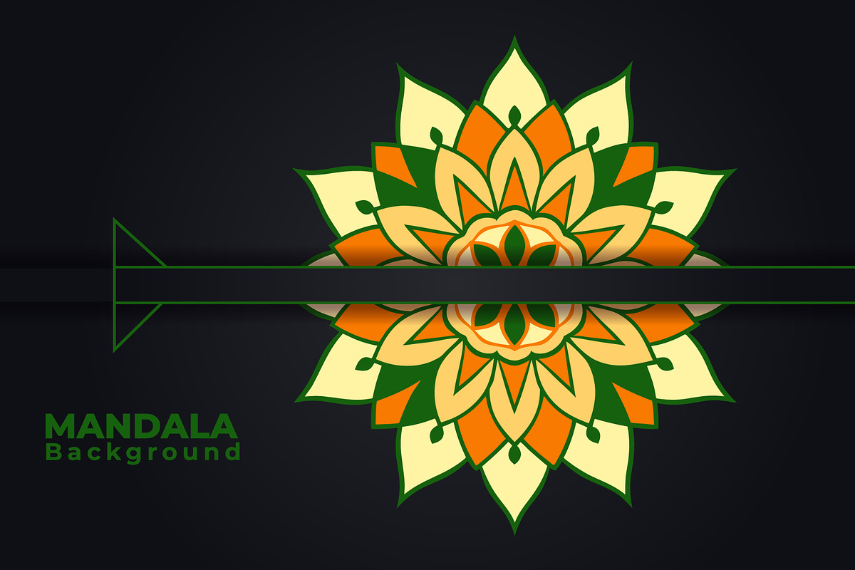 Luxury Mandala Background Design, a Background Graphic by hkmonir (Photo 3 of 3)