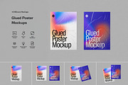 Glued Poster Mockups, a Mockup by artimasa (Thumbnail 1 of 5)
