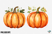Halloween Pumpkin Watercolor, an Illustration by Gemstone (Thumbnail 12 of 12)