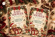 Christmas Baby Shower Bundle Canva, a Marketing Template by KennedyStudio (Thumbnail 14 of 22)