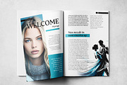 Clean Magazine Print Layout Template, a Magazine Template by Grkic Creative (Thumbnail 2 of 13)