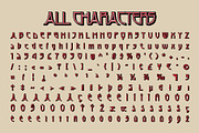 Chioki 3D, a Sans Serif Font by Craft Supply Co. (Thumbnail 8 of 8)